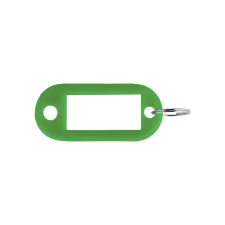 Sleutellabel Pavo kunststof groen 100 stuks