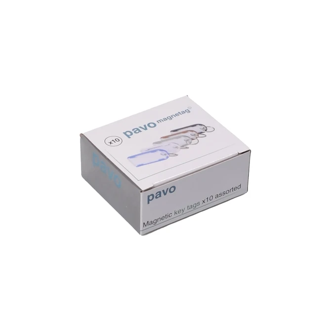 Sleutellabel Pavo magnetisch assorti 10 stuks
