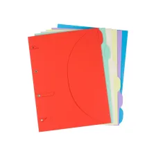 Smartfolder geperforeerde opbergmappen A4 assorti 6 stuks