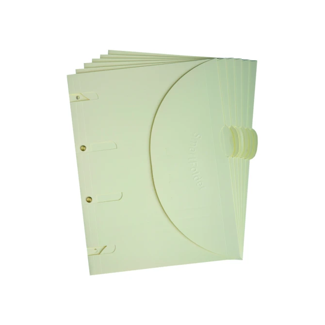 Smartfolder geperforeerde opbergmappen A4 Beige 6 stuks