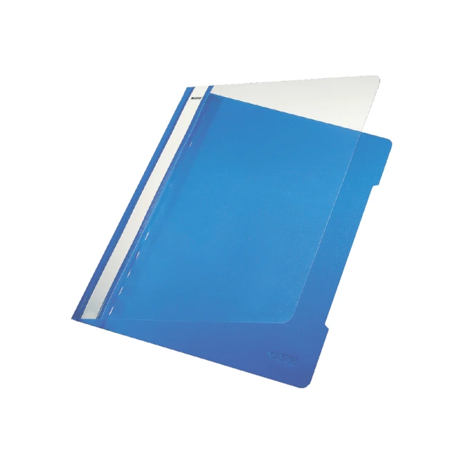 Snelhechter Leitz Standaard A4 gerecycled PP blauw