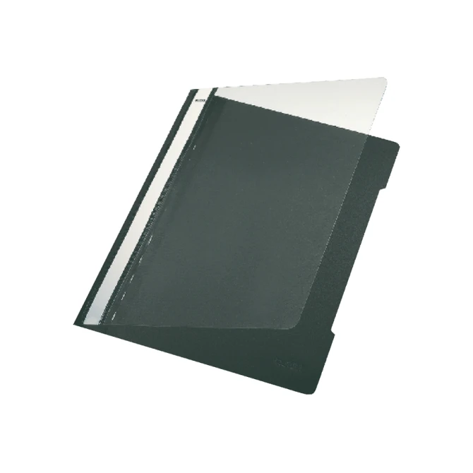 Snelhechter Leitz Standaard A4 gerecycled PP zwart