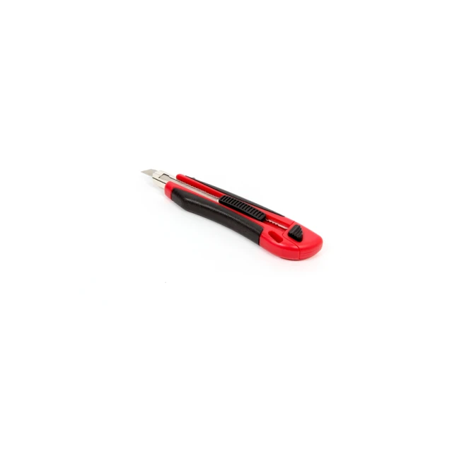 Snijmes IEZZY 9mm kunststof met ergonomische softgrip incl. 3 mesje