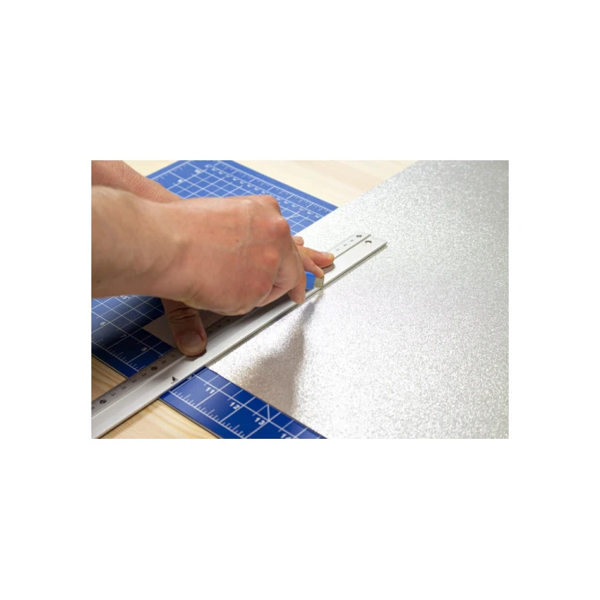 Snijmes Westcott office 9mm met schuifsluiting blauw