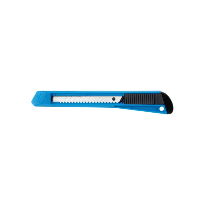 Snijmes Westcott office 9mm met schuifsluiting blauw