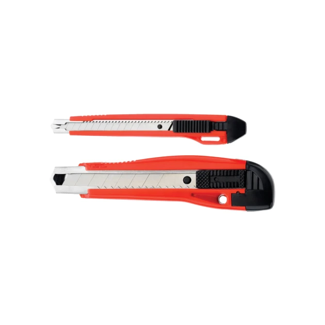 Snijmes Westcott premium 18mm met schuifsluiting rood