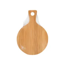 Snijplank Creativ Company rond Ø 17cm, lengte 24cm bamboe