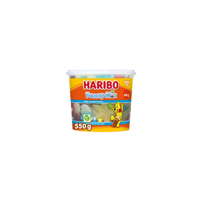 Snoep Haribo Funny Mix 550gr