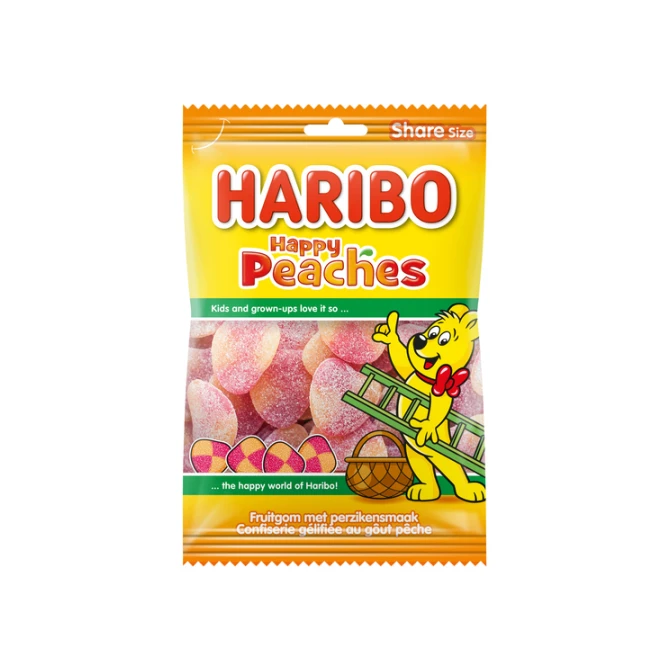 Snoep Haribo Perziken zak 250gr