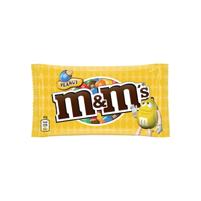 Snoep M&M's pinda 24x45 gram