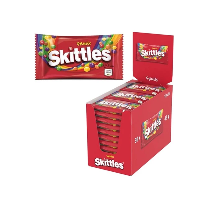 Snoep Skittles fruit doos 36 stuks