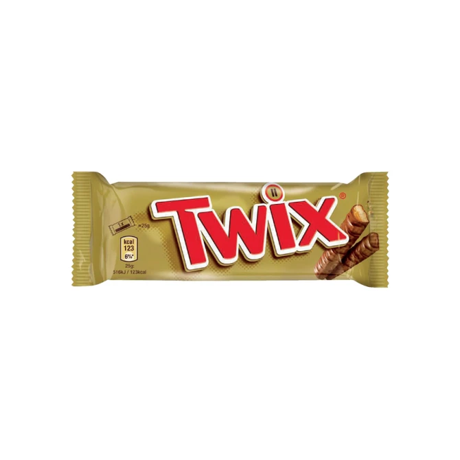 Snoep Twix reep 25x50 gram