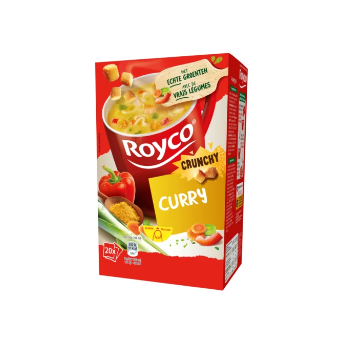 Soep Royco crunchy curry 20 zakjes