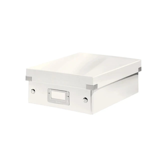 Sorteerbox Leitz WOW Click & Store 220x100x282mm gerecycled karton wit
