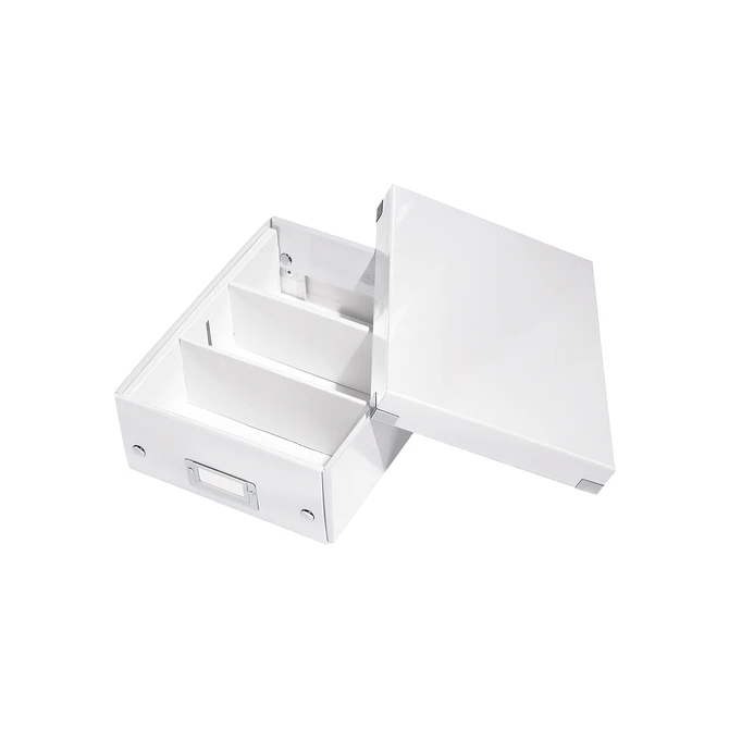 Sorteerbox Leitz WOW Click & Store 220x100x282mm gerecycled karton wit
