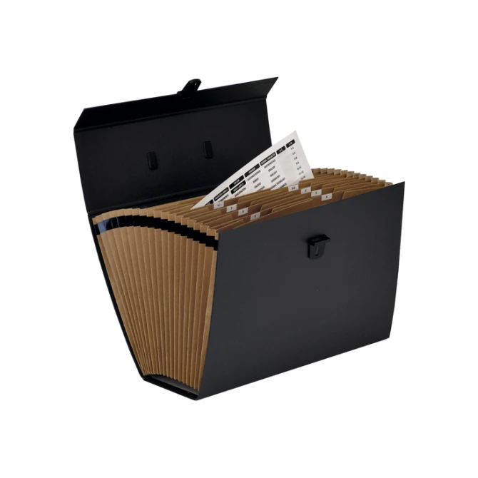 Sorteerkoffer Bankers Box Handifile 19-vaks zwart