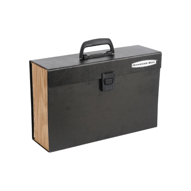 Sorteerkoffer Bankers Box Handifile 19-vaks zwart