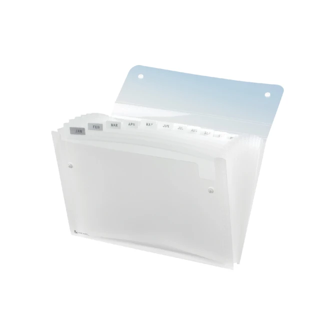 Sorteermap Rexel Ice 13-vaks transparant