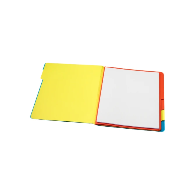 Sorteermap Secolor sixtab 6 tabbladen 100% gerecycled karton 250 gr blauw