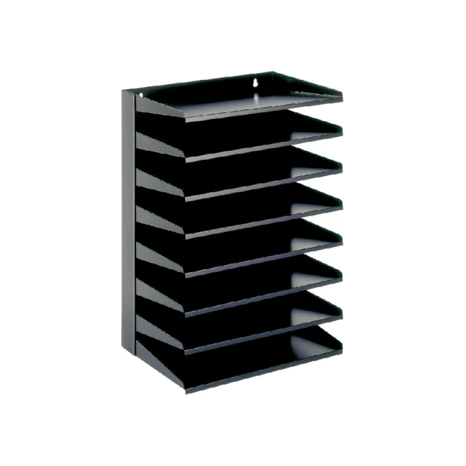 Sorteerrek Vepa Bins 8 delig zwart