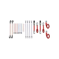 Spanbanden en spanelastiekenset Toolland 20 stuks