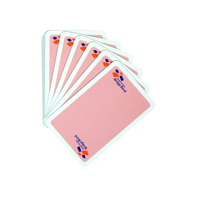 Speelkaarten Bridge Bond roze