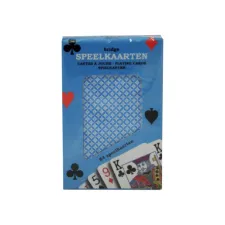 Speelkaarten premium blauw