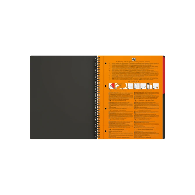 Spiraalblok Oxford International Activebook A4+ ruit 5mm