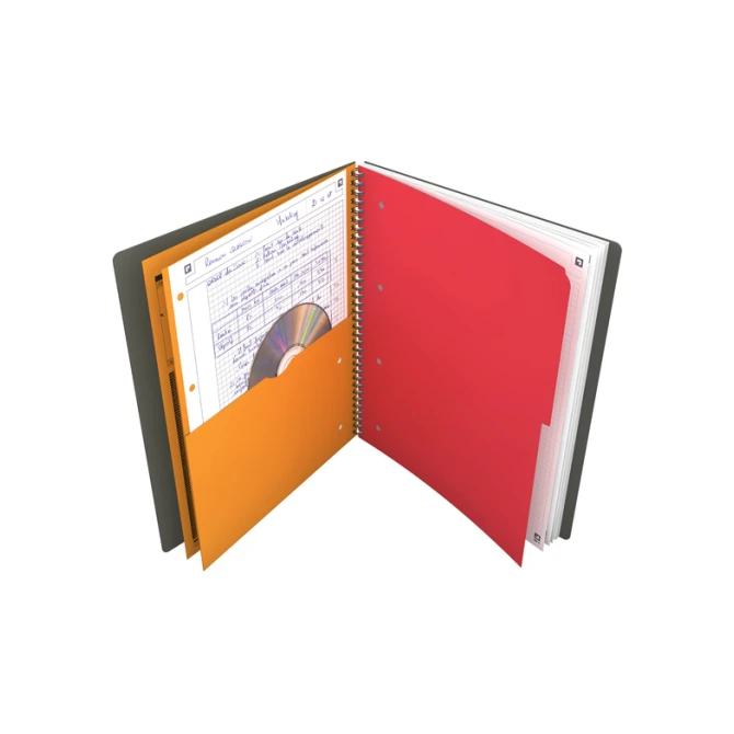Spiraalblok Oxford International Activebook A4+ ruit 5mm
