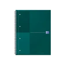 Spiraalblok Oxford International Notebook A4+ lijn groen