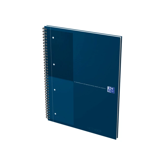 Spiraalblok Oxford International Notebook A4+ lijn petrol blauw