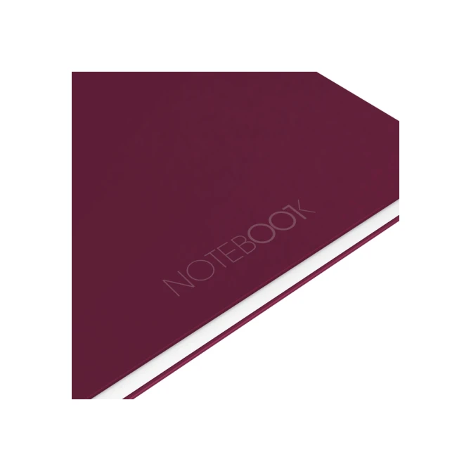Spiraalblok Oxford International Notebook A4+ lijn rood