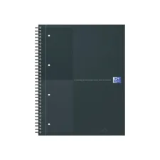 Spiraalblok Oxford International Notebook A4+ lijn zwart