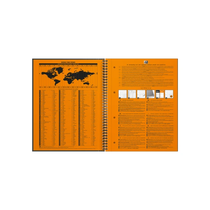 Spiraalblok Oxford International Notebook A4+ ruit 5mm