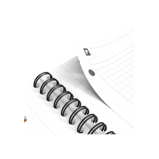 Spiraalblok Oxford International Notebook A4+ ruit 5mm