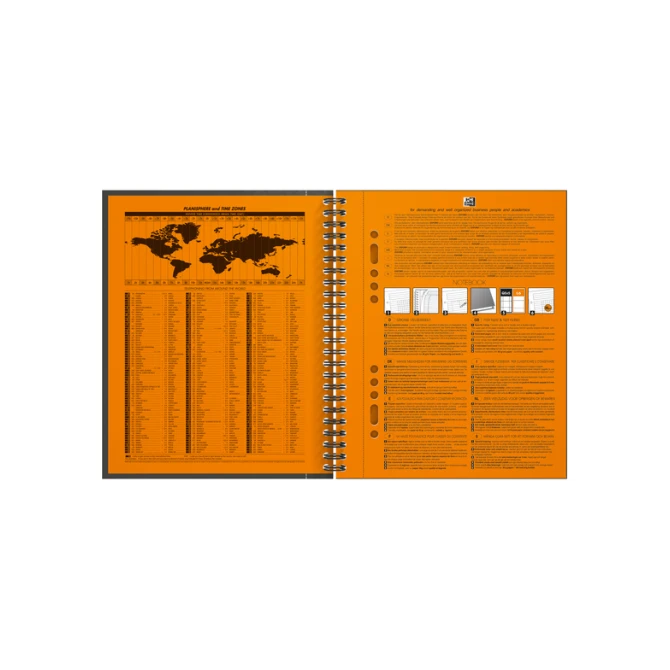 Spiraalblok Oxford International Notebook A5+ ruit 5mm
