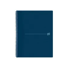 Spiraalblok Oxford Origin A4+ lijn 140 pagina's 80gr blauw