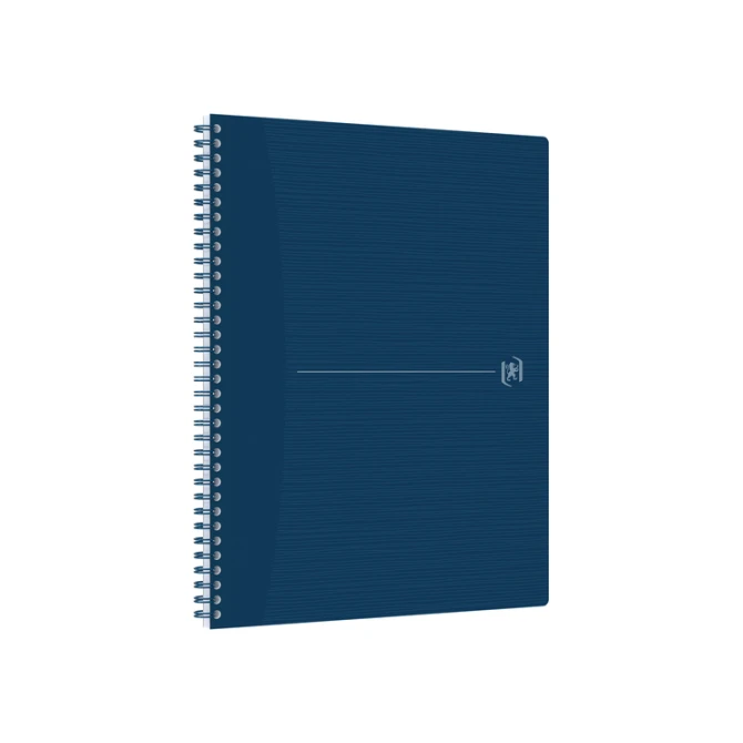 Spiraalblok Oxford Origin A4+ lijn 140 pagina's 80gr blauw