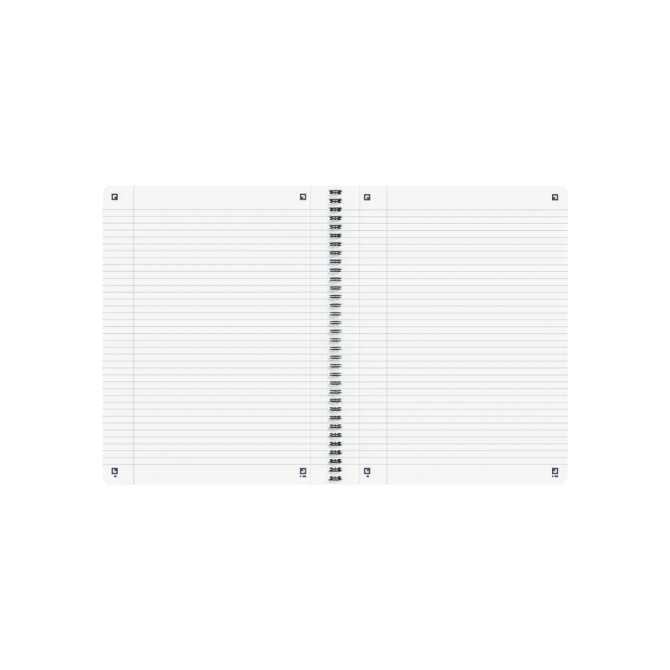 Spiraalblok Oxford Origin A4+ lijn 140 pagina's 80gr blauw