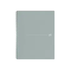Spiraalblok Oxford Origin A4+ lijn 140 pagina's 80gr grijs