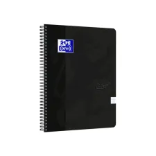 Spiraalblok Oxford Touch A4 ruit 5x5mm 140 pagina's 80gr zwart