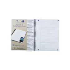 Spiraalblok Oxford Touch A5 lijn 140 pagina's 80gr rood