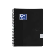 Spiraalblok Oxford Touch A5 ruit 5x5mm 140 pagina's 80gr zwart