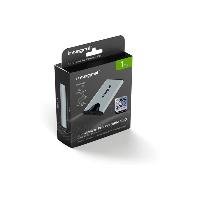 SSD Integral SlimXpress Portable USB-C 1TB