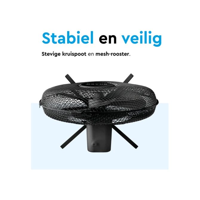 Statiefventilator BRASQ F300 Ø 40cm zwart