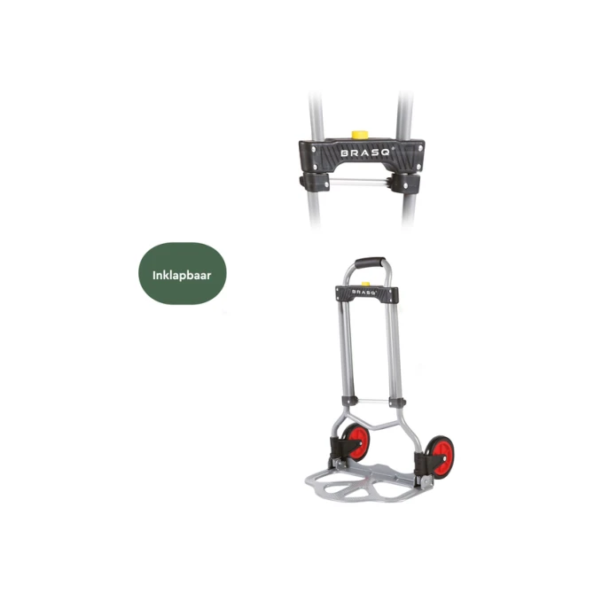 Steekwagen BRASQ Inklapbaar HT60 incl. bagagespin 60Kg