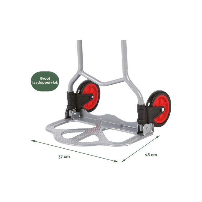 Steekwagen BRASQ Inklapbaar HT60 incl. bagagespin 60Kg