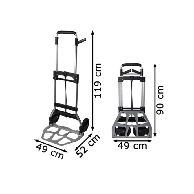 Steekwagen Pavo opvouwbaar aluminium 120kg