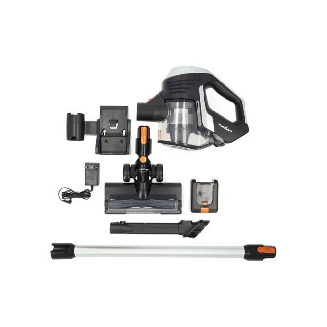 Steelstofzuiger Nedis 2-in-1 snoerloos HEPA 130W zwart