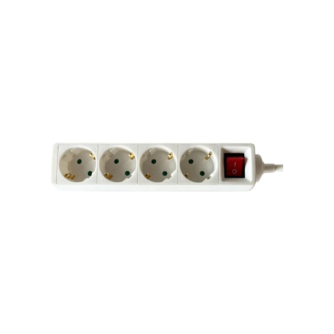 Stekkerdoos BRASQ  4 voudig 1.4 meter wit
